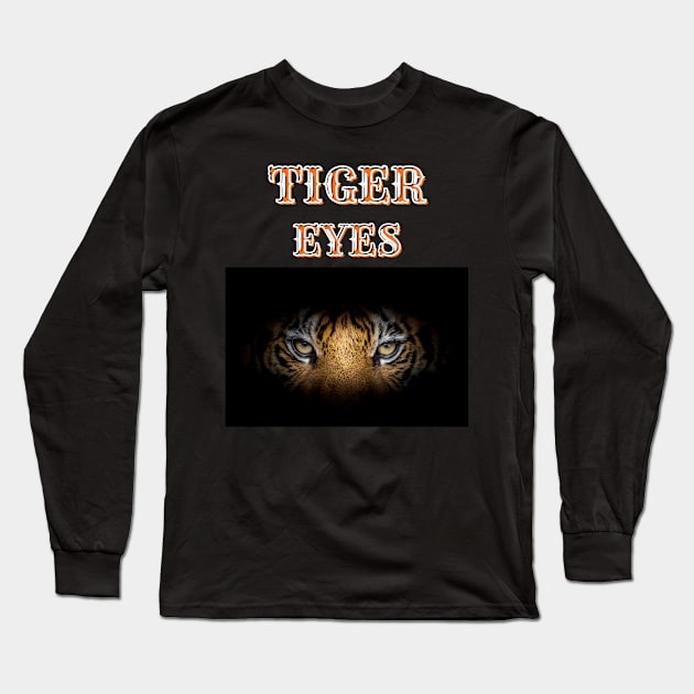 TIGER EYES Long Sleeve T-Shirt by NEWMAN100